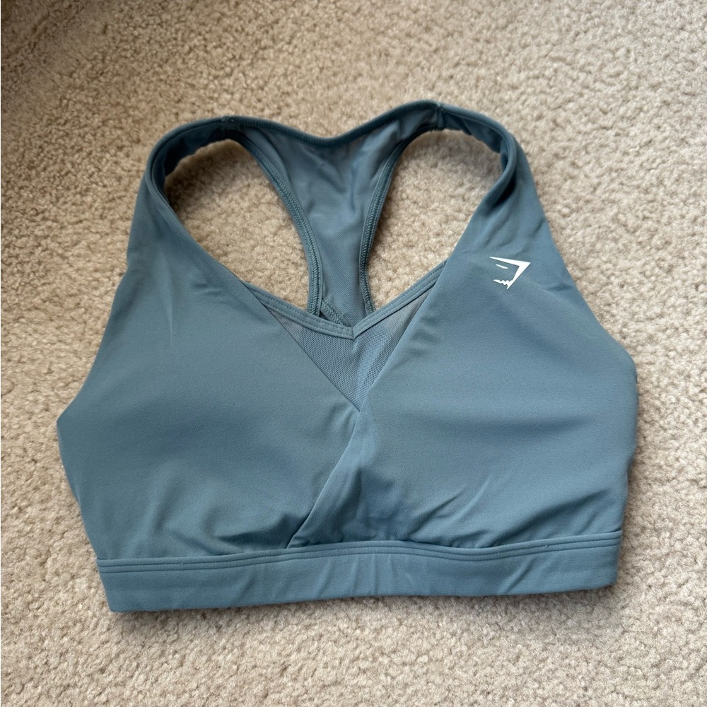 Gymshark Slate Teal Racerback Sports Bra